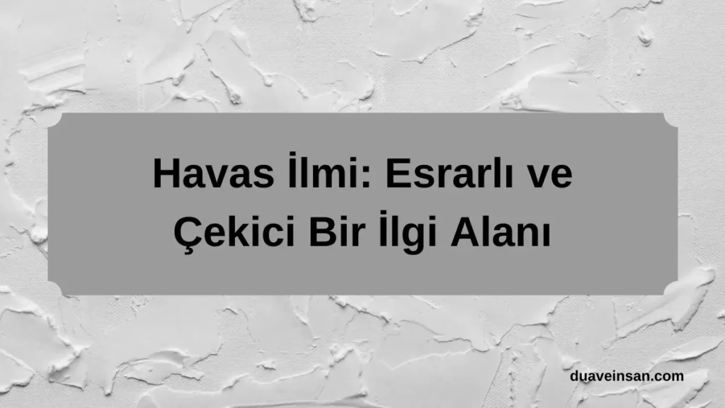 Havas İlmi